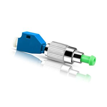 Imagem de Duogalia 1 pacote FC/APC macho para LC/UPC fêmea monomodo conector adaptador de fibra óptica simplex híbrido adaptador/acoplador, adaptador tipo flange
