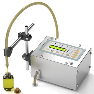 Imagem de Generic Máquina De Envase Líquidos Baixa Viscosidade, 1 Envasadora Garrafas 118 Oz, Bomba Diafragma Para Engarrafamento Essências Vinho, Suco E Água, Controle Digital, Contador Com Bico Anti-Gotejam