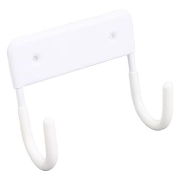 Imagem de LiebeWH Montagem da Parede do Suporte da Placa de Passar, Economia de Espaço Multifuncional Estável sobre a Porta do Cabide da Placa de Ferro da Porta Montagem de Parede (Branco)