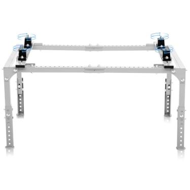 Imagem de TOPTGO Mini suporte de chão dividido, suporte ajustável de aço resistente, capacidade de carga de 217 kg, adequado para bomba de calor de ar-condicionado sem dutos de 9.000-34.000 BTU
