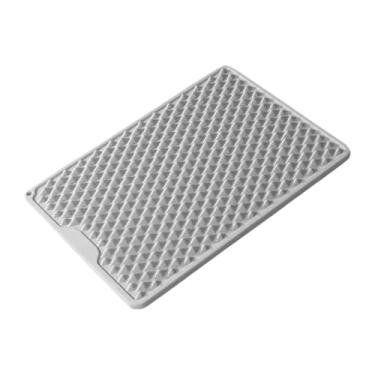 Imagem de FashionCha Tapete de Acupressão para Massagem Nos Pés, Tapete Sensorial para Banheiro, Placa de Acupressão, Reflexologia Podal para Sala de Estar, Academia E Qua, Cinza, Tamanho real