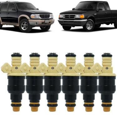 Imagem de 6 bicos injetores ranger explorer mustang 4.0 5.0 0280150972 - GENUINE