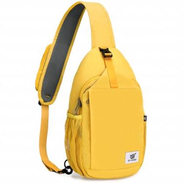 Imagem de SKYSPER Bolsa tiracolo com RFID, bolsa transversal reciclada, mochila de viagem, Damasco