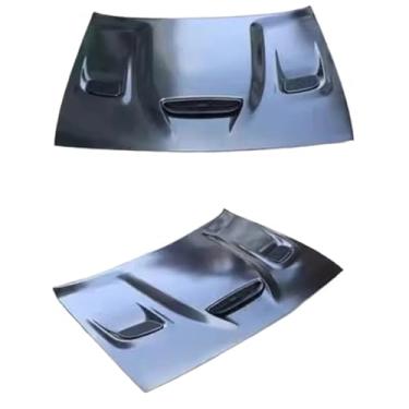 Imagem de Kit de carroceria para para-choque dianteiro e traseiro compatível com Dodge Challenger, Demon Hellcat modificado, roda, sobrancelha, capô(Hood b)