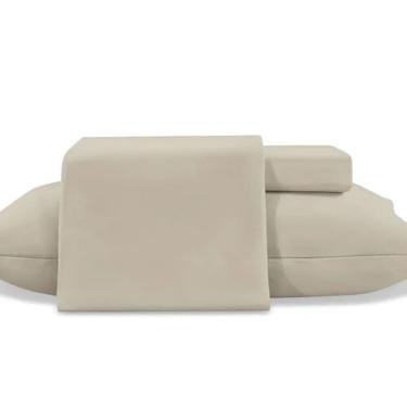 Imagem de Jogo Cama Casal 4 Peças 300 Fios com Toque de Seda Jolitex Ternille