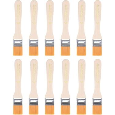 Imagem de Cerdas de nylon macias com largura do pincel de tinta premium com cabo de madeira para parede, armários, cercas, 15 x 2,5 cm