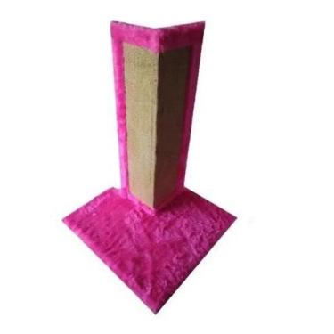 Imagem de Arranhador Gatos Protetor Canto De Sofá Amarelo Rosa Pink - Akara Do G