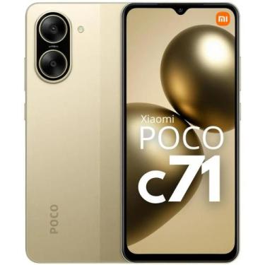 Imagem de Smartphone Xiaomi Poco C71 - 4G 128GB/4GB RAM Dual Sim - GOLD