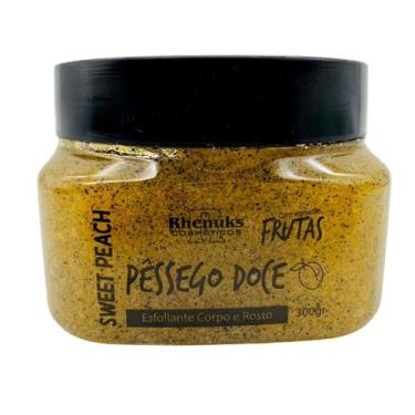 Imagem de Esfoliante Rhenuks 300g Aroma Pêssego Doce Natural