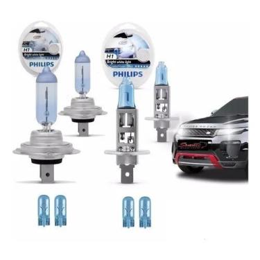 Imagem de Kit Lâmpada Philips H7 H1 Cristal Vision Ultra 4300 Original
