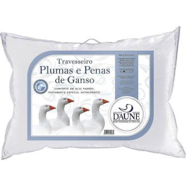 Imagem de Travesseiro 70% Pluma 30% Pena De Ganso 50Cm X 70Cm - Daune