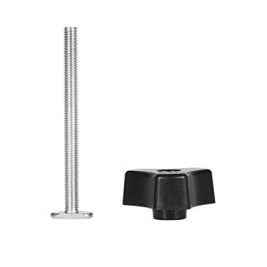 Imagem de Metal Ação Rápida Segure o Conjunto de Braçadeiras T Slot T Faixa de Pistas Com Haste Rosqueada de 8 Mm e Parafuso T para o Trabalho de Retenção e Fixação (Colheita T Tanque de