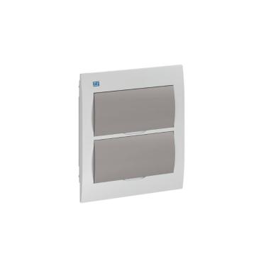 Imagem de Quadro De Distribuicao Embutir Tampa Fume 24 Minidisjuntores - Weg