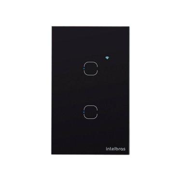Imagem de Interruptor Smart Zigbee Touch 2 Preto Ezs 1002 4850048