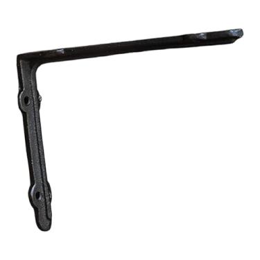 Imagem de IEUDNS Suporte de prateleira decorativo Suporte de prateleira de ferro fundido de canto de metal para quarto Garagem de de parede de substituição, L