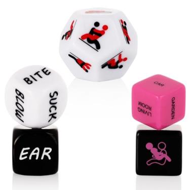 Imagem de Dados sexuais para jogos sexuais de casal adulto, brinquedos sexuais para casais, dados sexuais, brinquedos e jogos para quarto, presente sexual para casais