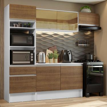 Imagem de Cozinha Completa Madesa Diamante com Armário, Balcão e Tampo