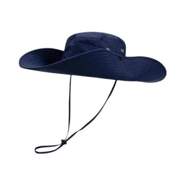 Imagem de Chapéu Feminino De Aba Larga Com Proteção UV, Chapéu De Verão Para Pes
