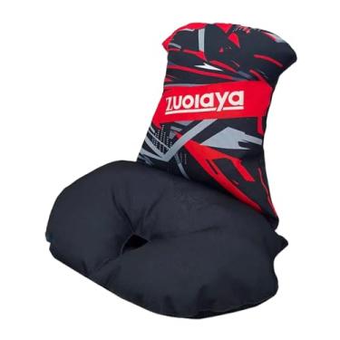 Imagem de Fenteer Assento de kart Almofada de assento Respirável Peças de kart Encosto Suporte para as costas Apoio antiderrapante Resistente ao desgaste Macio