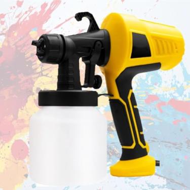 Imagem de 800ML Pistola de pintura de emulsão pequena, spray antivegetativo de cerca portátil, fácil de limpar, adequado para pulverizador de cerca de parede interna