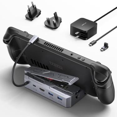 Imagem de Estação de ancoragem JSAUX M.2 6 em 1 com adaptador AC de 65 W para St