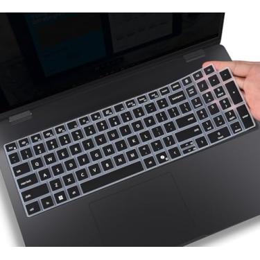 Imagem de Capa de teclado para laptop 2025 Dell Pro 16 PC16250 PC16255 de 16 polegadas, Dell Pro 16 Plus PB16250 PB16255 40.6 cm (não serve para Dell Pro Max 16 MA16250), preta
