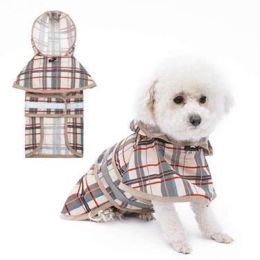 Imagem de Capa de chuva para cães KOOLTAIL Slicker Poncho impermeável para cães 