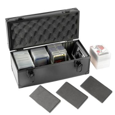 Imagem de Caixa de armazenamento de cartões Azamou Toploaders 300+ com partição 