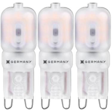 Imagem de 3 lampada g9 led 220v 2,5w amarelo 2.400k germany halopin - BLUMENAU