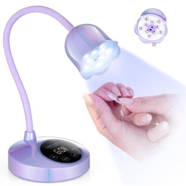 Imagem de Lâmpada de unhas UV SAVILAND Advanced 30W roxa sem fio 3000mAh