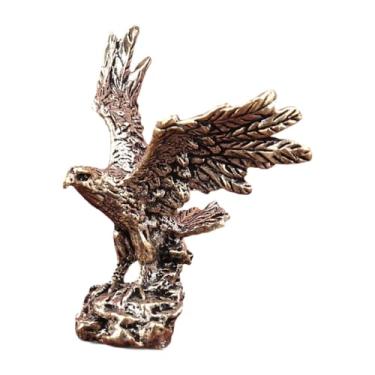 Imagem de Wswqop Estatueta de águia Chinesa para Chá, Enfeite de Mesa, Artesanato, Presente, Estátua de águia Antiga para Sala de Estar, Amantes de Chá, Mesa