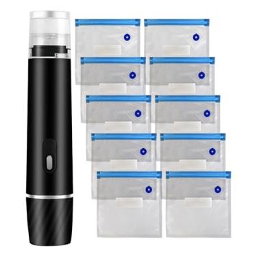 Imagem de Rrlihjgu Mini Vedador De Embalagens - 800mAh Máquina De Vedação A Vácuo - Seladora A Vácuo Para Carnes Sobras Refeições Cozinha Casa Viagem Camping,Embalagem Para Congelador