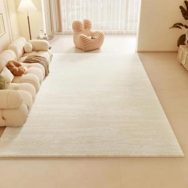 Imagem de Tapetes para decoração de quarto e sala de estar, carpete grosso, felpudo, macio, para estudo, sala de estar (80x120cm/C)