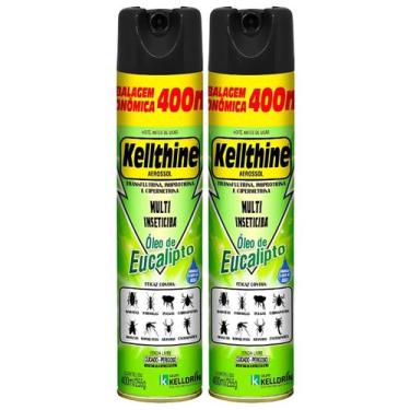 Imagem de Multi Inseticida Mata Mosquitos Óleo De Eucalipto 400ml 2un - Kelldrin