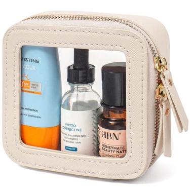Imagem de Bolsa de maquiagem LETGO Clear Small para bolsa Mini-Beige
