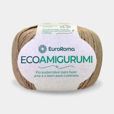 Imagem de Linha Ecoamigurumi Novelo 254 Metros 516TEX Euroroma Fio 8/7, 1110 Beg