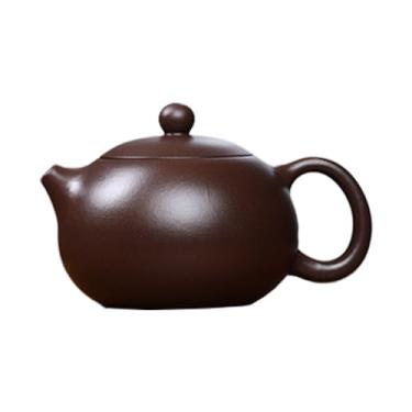 Imagem de Bule de chá de 290 ml chinês Xishi Zini Potes de argila roxa areia bola filtro infusor para chá solto (orifício de 300 ml de 9)