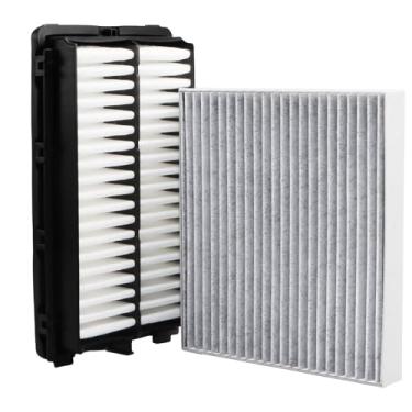 Imagem de KPALAG Kits de filtro de ar do motor e filtro de ar da cabine com cabine compatíveis com Hyundai Santa Cruz Santa Fe Sonata Tucson Kia K5 Sorento Sportage Substituto #: 28113-L1000 97133-N9100 97133