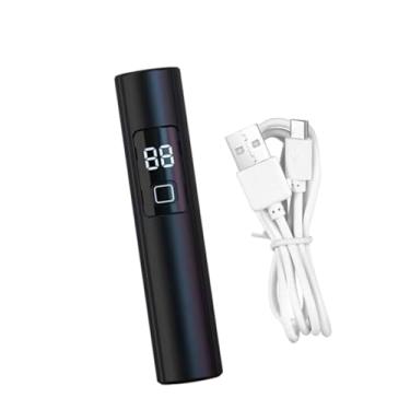 Imagem de Generic Caneta Fluorescente para Teste de Resíduos Vegetais, Fácil, Prática, com Lanterna para Manchas de Hotel, Preto, Tamanho real