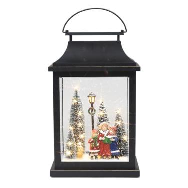 Imagem de Enfeite Natalino Lamparina Musical c/Led (3 Pilhas AA, Não Inclusas/Entrada USB)