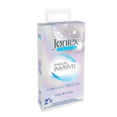 Imagem de Preservativo Jontex Sensação Invisível - 4 Unidades - Reckitt/Preserv