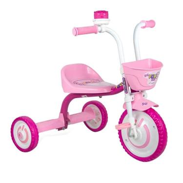Imagem de Triciclo Infantil Nathor You 3 Girl com Pedal