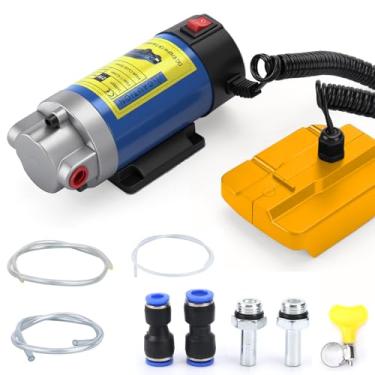 Imagem de Bomba de óleo compatível com bateria máxima Dewalt 20V (sem bateria), bomba extratora de óleo de 100 W, bomba de remoção de óleo para troca de óleo, bomba de óleo de transferência elétrica com 2 tubos