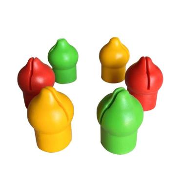 Imagem de Kit Ponteiras Cônicas para Haste de Cama Elástica ChicoPlay 6 Unidades