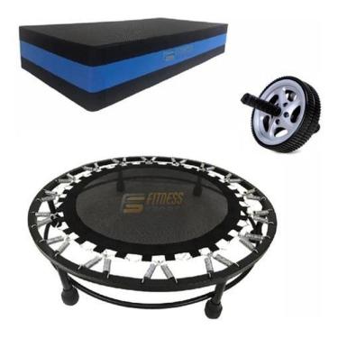 Imagem de Mini Jump + Roda Abdominal + Step Eva 60x30x10cm