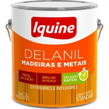Imagem de Tinta Esmalte Iquine Delanil Standart 3L Preto