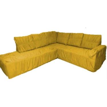 Imagem de Capa de Sofa Para Canto Chaise Em Malha Gel Elasticada (Sala, Decoraçã