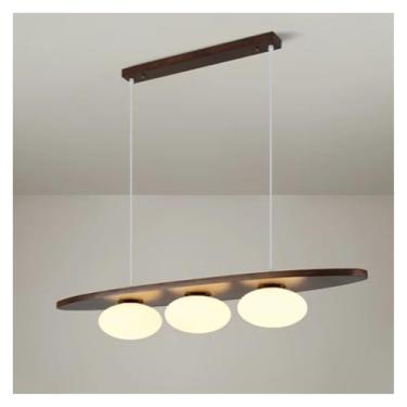 Imagem de Luminária pendente de vidro retrô, Luminária pendente LED moderna e minimalista, Recepção de restaurante, Decoração de mesa de jantar, Luminárias, Lustres