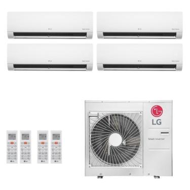 Imagem de Ar-Condicionado Multi Split Inverter LG 30.000 (3x Evap HW 7.000 + 1x Evap HW 18.000) R-32 Quente/Frio 220V