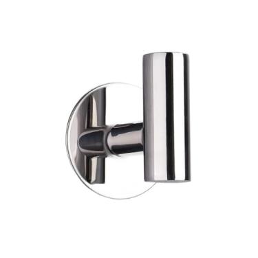 Imagem de Cabide escovado Mr and Ms-Golden Brushed, gancho de parede para casa, rack de banheiro autoadesivo, 2 ou 4 peças suporte de parede (prata, 4 peças)